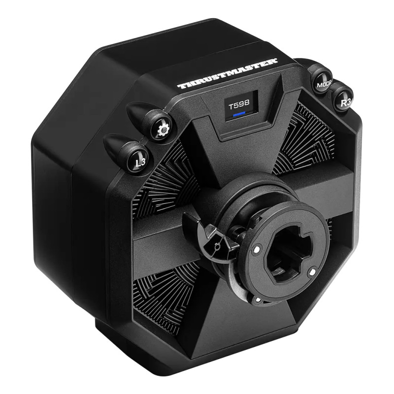 Thrustmaster 4160910 T598 Servo Base, Base para volante de simulador de carreras, Negro, 5 Nm, Accionamiento directo, 210 mm,