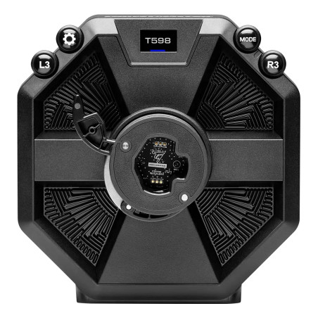 Thrustmaster 4160910 T598 Servo Base, Base para volante de simulador de carreras, Negro, 5 Nm, Accionamiento directo, 210 mm,