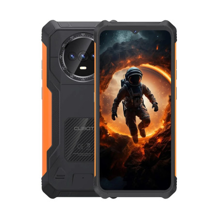 Cubot 6924136722633 King Kong ES, 16,5 cm (6.5"), 6 GB, 128 GB, 48 MP, Android 14, Negro, Naranja