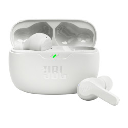 JBL JBLWBEAMWHT Wave Beam, True Wireless Stereo (TWS), Llamadas/Música/Deporte/Uso diario, 20 - 20000 Hz, 8,8 g, Auriculares,