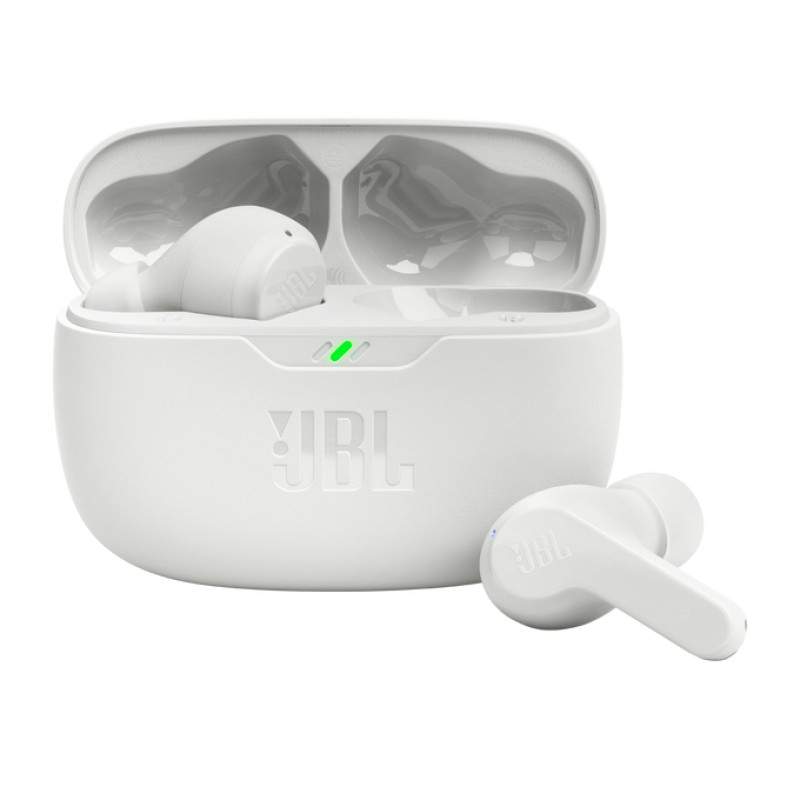JBL JBLWBEAMWHT Wave Beam, True Wireless Stereo (TWS), Llamadas/Música/Deporte/Uso diario, 20 - 20000 Hz, 8,8 g, Auriculares,