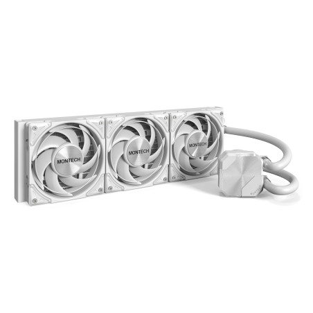 Montech HYPERFLOW SILENT 360 (W) HyperFlow Silent 360, Sistema de refrigeración líquida todo en uno, 12 cm, 129,5 m³/h,
