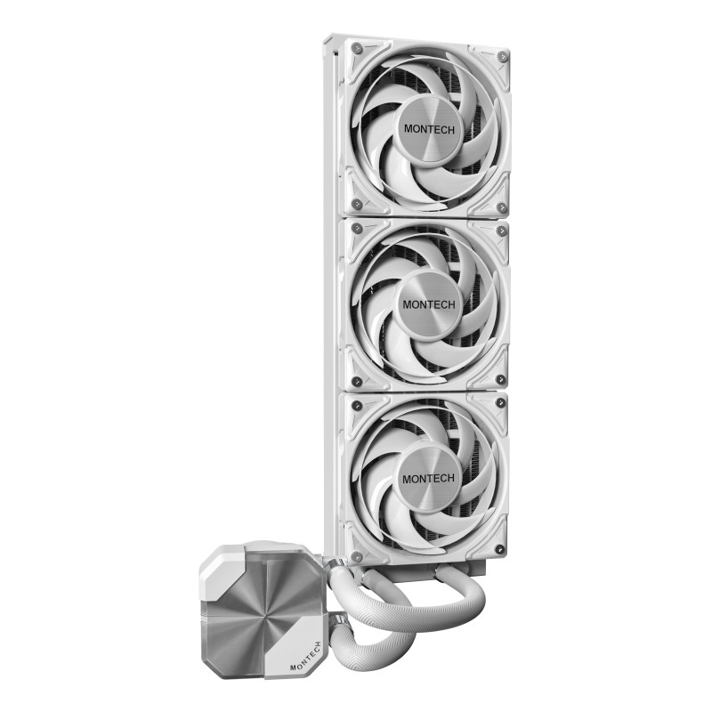 Montech HYPERFLOW SILENT 360 (W) HyperFlow Silent 360, Sistema de refrigeración líquida todo en uno, 12 cm, 129,5 m³/h,