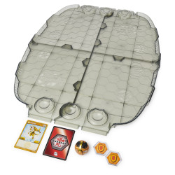 Spin Master 6060362 Bakugan Battle Matrix, tablero deluxe con un Sharktar dorado exclusivo, para niños a partir de 6 años, 2