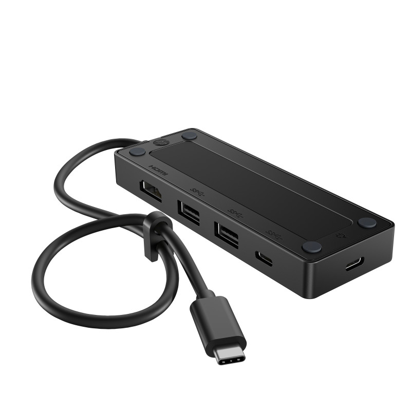 HP 86S97UT Concentrador de viaje USB-C G3, Alámbrico, USB 3.2 Gen 2 (3.1 Gen 2) Type-C, 60 Hz, HDMI, USB 3.2 Gen 2 (3.1 Gen 2)