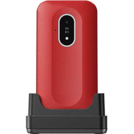 Doro 8757 Leva L20, Concha, SIM única, 7,11 cm (2.8"), 2 MP, 1150 mAh, Rojo, Blanco