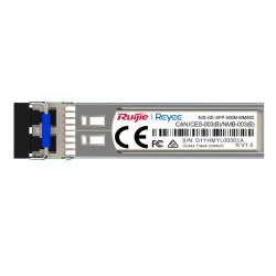 Ruijie Networks NIS-GE-SFP-550M-MM850 NIS-GE-SFP-550M-MM850, Fibra óptica, 1000 Mbit/s, SFP, LC, 50/125 µm, SX