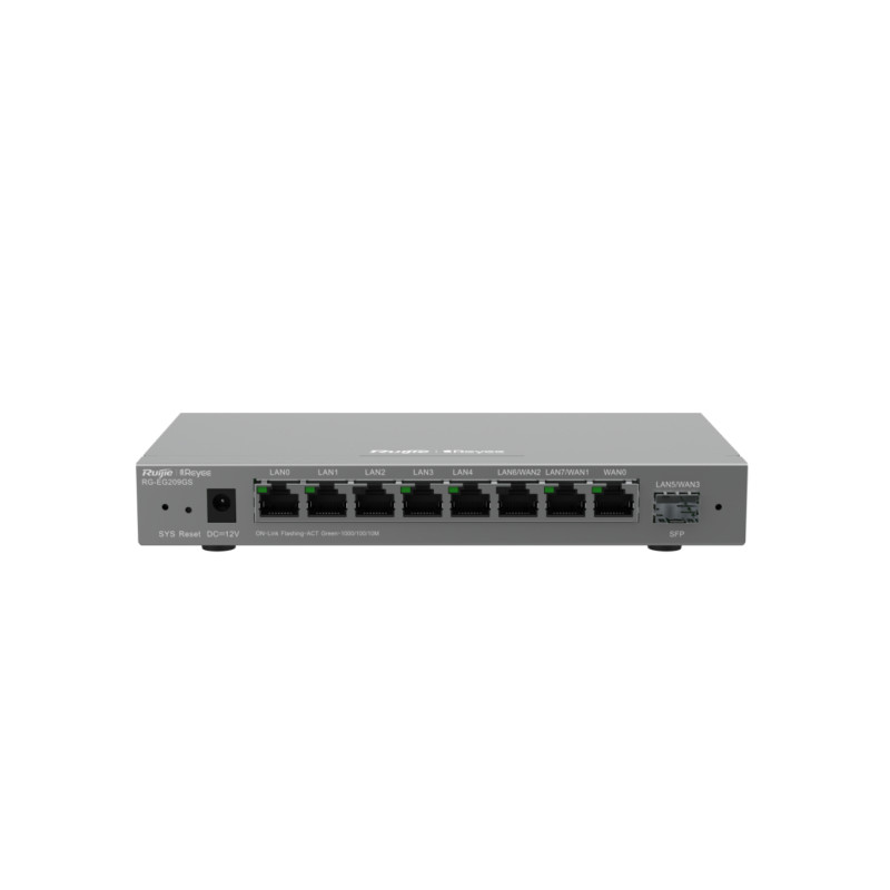 Ruijie Networks RG-EG209GS RG-EG209GS, Ethernet WAN, Gigabit Ethernet, Gris