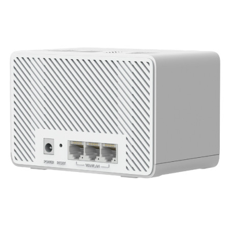 Mercusys HALO H25BE(2-PACK) Halo H25BE, Blanco, Interno, Sistema de malla, 650 m², Doble banda (2,4 GHz / 5 GHz), Wi-Fi 7