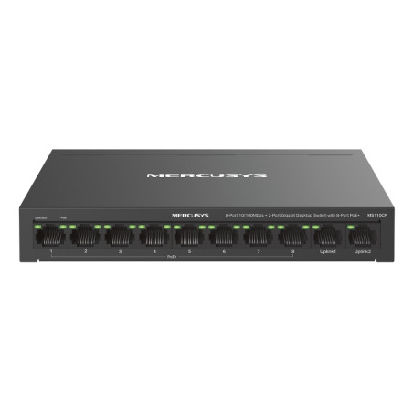 Mercusys MS110CP MS110CP, Fast Ethernet (10/100), Bidireccional completo (Full duplex), Energía sobre Ethernet (PoE), Montaje