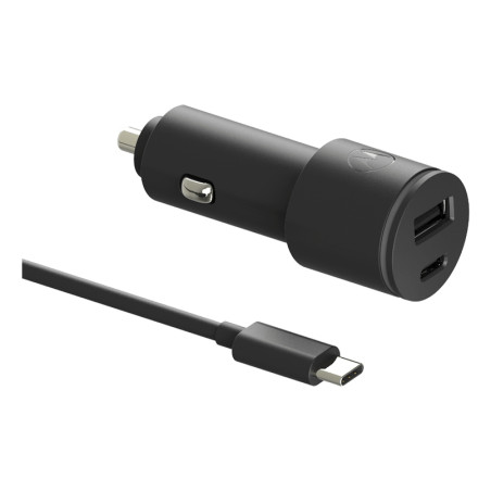 Motorola SJV102-EU SJV102-EU, Auto, Encendedor de cigarrillos, 1,5 m, Negro
