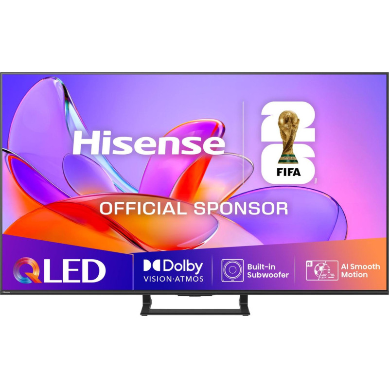 Hisense 20016324 A7Q 55A7Q, 139,7 cm (55"), 3840 x 2160 Pixeles, QLED, Smart TV, Wifi, Negro