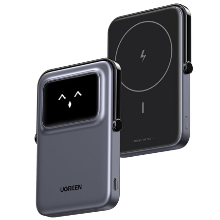 Ugreen 35605B UNO, 5000 mAh, Cargador inalámbrico, 20 W, Negro