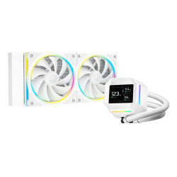 DeepCool R-LM240-WHDMMC-1 LM240 WH, Kit de refrigeración líquida, 12 cm, Blanco