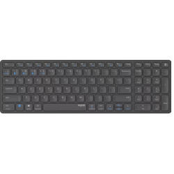 Rapoo 00215871 00215871, Completo (100%), Inalámbrico, RF Wireless + Bluetooth, QWERTY, Negro