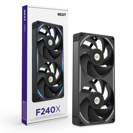 NZXT RF-U24PN-B1 F240X, Ventilador, 12 cm, Negro