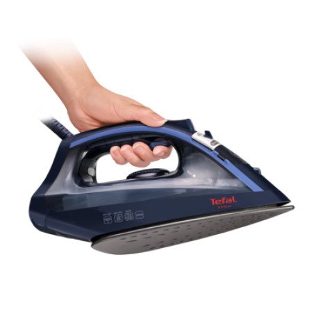 Tefal FV1713 Virtuo FV 1713, Plancha vapor-seco, 90 g/min, Azul, 24 g/min, 2000 W
