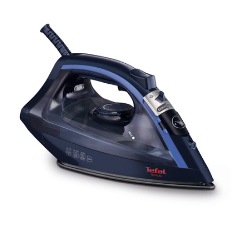 Tefal FV1713 Virtuo FV 1713, Plancha vapor-seco, 90 g/min, Azul, 24 g/min, 2000 W
