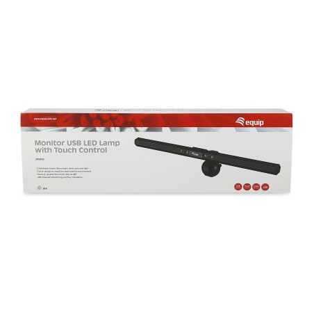 Equip 245450 245450, Negro, Aluminio, Plástico, 2800 K, 6500 K, Botones, China