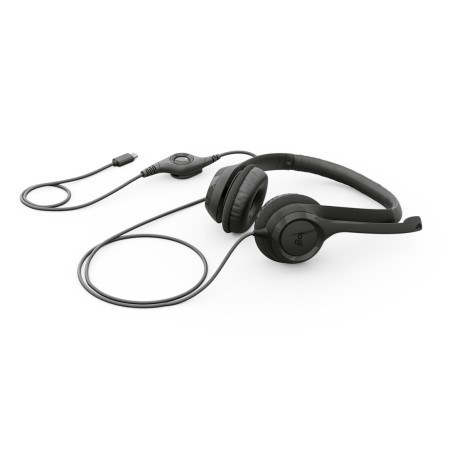 Logitech 981-001576 Auriculares con Cable H390 para PC/Portátil, Auriculares Estéreo con Micrófono con Supresión de Ruido,
