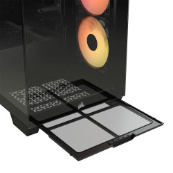 Corsair CC-9011322-WW 3500X RS-R ARGB, Midi Tower, PC, Negro, ATX, EATX, micro ATX, Mini-ITX, Acero, Vidrio templado, Juego 2