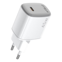 Celly UPTC1USBC45WWH UPTC1USBC45WWH, Interior, Corriente alterna, Blanco