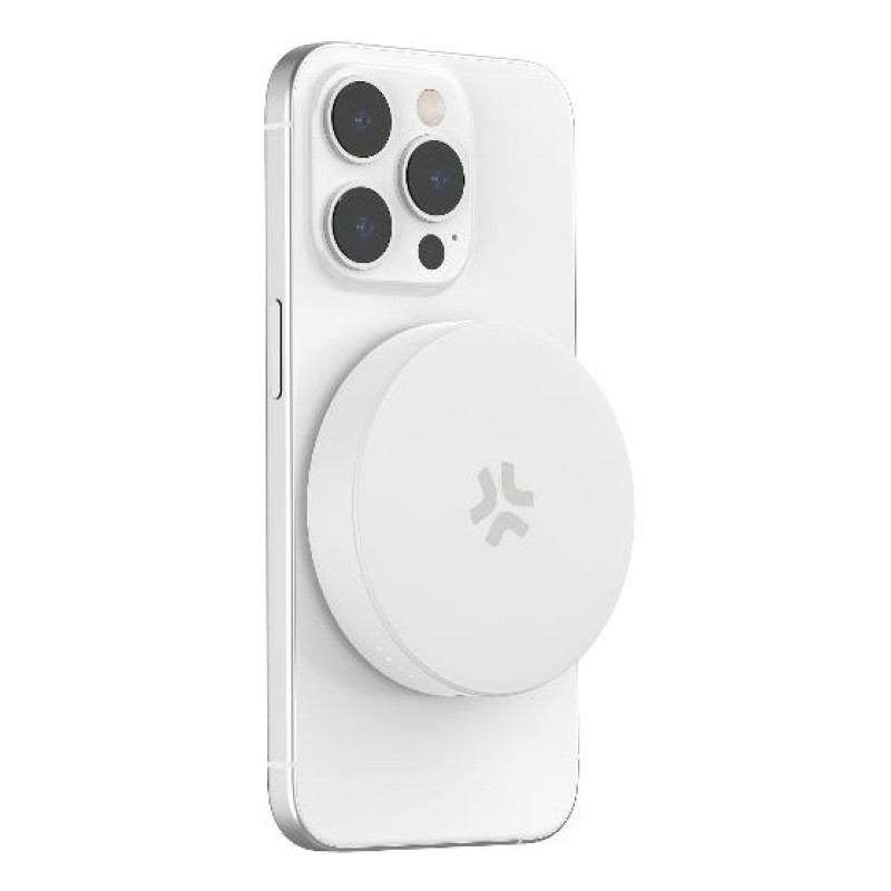 Celly MAGPB3000WH MAGPB3000, 3000 mAh, Cargador inalámbrico, 5 W, Blanco