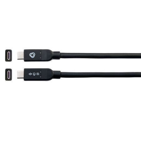 Kramer Electronics C-U32/MFF-15 C-U32/MFF-15, 4,6 m, USB C, USB C, USB 3.2 Gen 2 (3.1 Gen 2), 10 Gbit/s, Negro