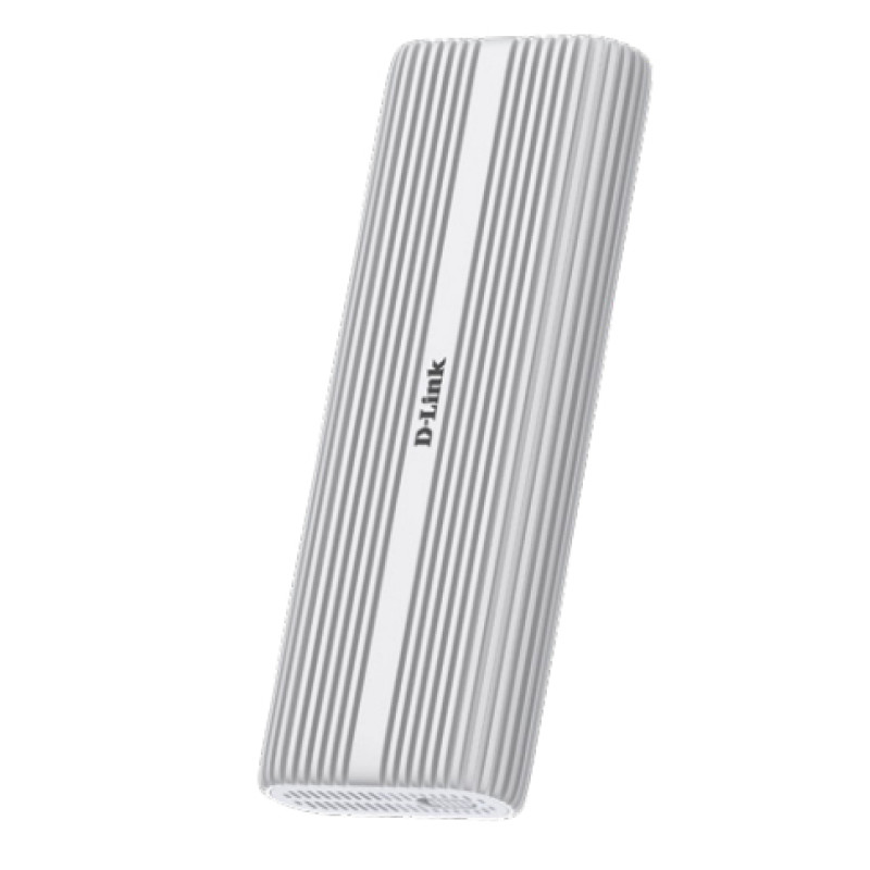D-Link DSP-411 DSP-411, Caja externa para unidad de estado sólido (SSD), M.2, M.2, 40 Gbit/s, Conexión USB, Aluminio