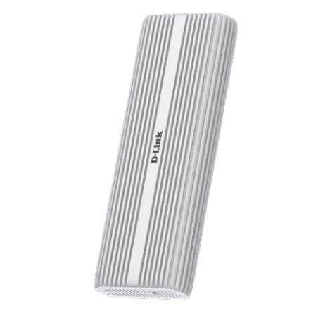 D-Link DSP-411 DSP-411, Caja externa para unidad de estado sólido (SSD), M.2, M.2, 40 Gbit/s, Conexión USB, Aluminio