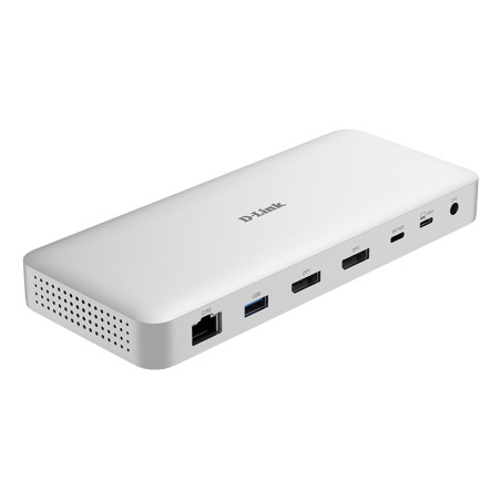D-Link DUF-901/E DUF-901/E, Alámbrico, USB4, 100 W, 10,100,1000,2500 Mbit/s, Gris, 40 Gbit/s