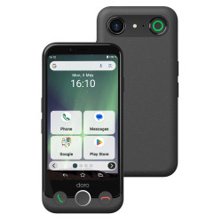 Doro 380533 Aurora A10, 11,4 cm (4.5"), 4 GB, 64 GB, 13 MP, Android 14, Negro 2