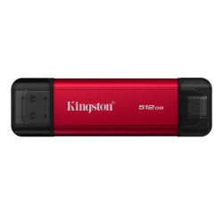 Kingston Technology SPSD/512GB 512GB Dual USB-A/C Portable SSD, Up to 1050MB/s USB 3.2 Gen 2, 512 GB, USB Type-A / USB Type-C,
