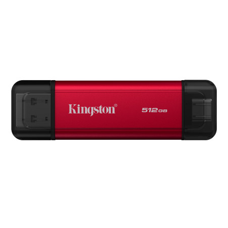Kingston Technology SPSD/512GB 512GB Dual USB-A/C Portable SSD, Up to 1050MB/s USB 3.2 Gen 2, 512 GB, USB Type-A / USB Type-C,