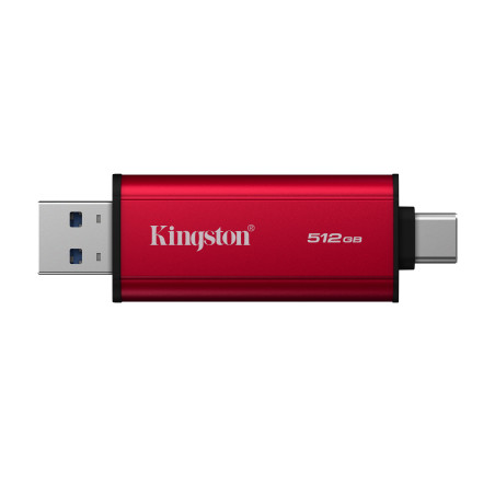 Kingston Technology SPSD/512GB 512GB Dual USB-A/C Portable SSD, Up to 1050MB/s USB 3.2 Gen 2, 512 GB, USB Type-A / USB Type-C,
