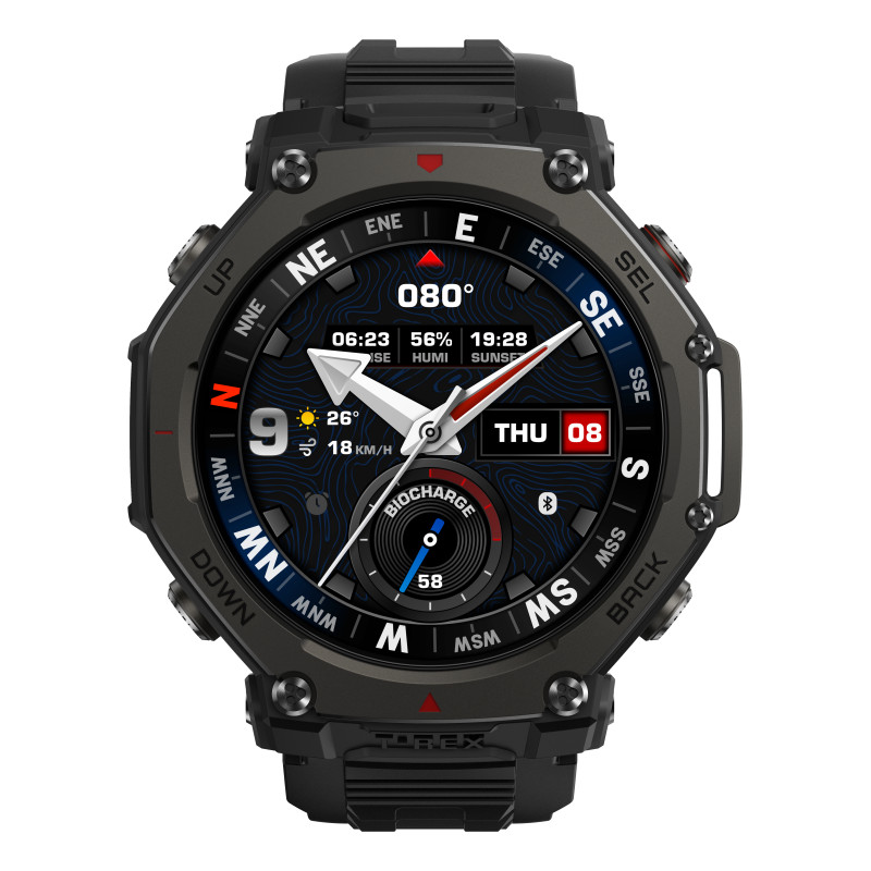 Amazfit W2443EU1N T-Rex 3 Pro, 3,81 cm (1.5"), AMOLED, Pantalla táctil, Wifi, GPS (satélite), 52 g