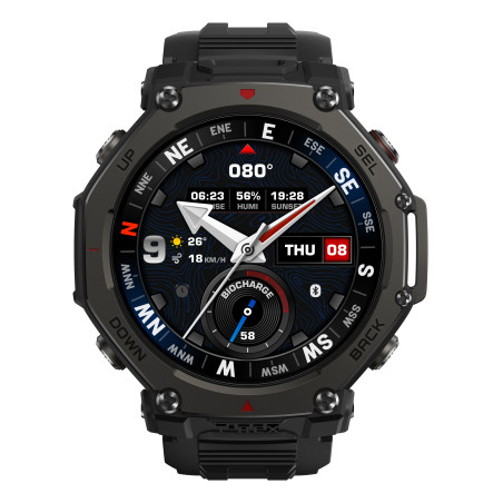 Amazfit W2443EU1N T-Rex 3 Pro, 3,81 cm (1.5"), AMOLED, Pantalla táctil, Wifi, GPS (satélite), 52 g