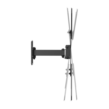 AISENS WT65TSE-415 Soporte Eco Giratorio, Inclinable Para Monitor/TV 30kg (2 Pivotes) De 23"-65", Negro, 100 x 100 mm, 400 x