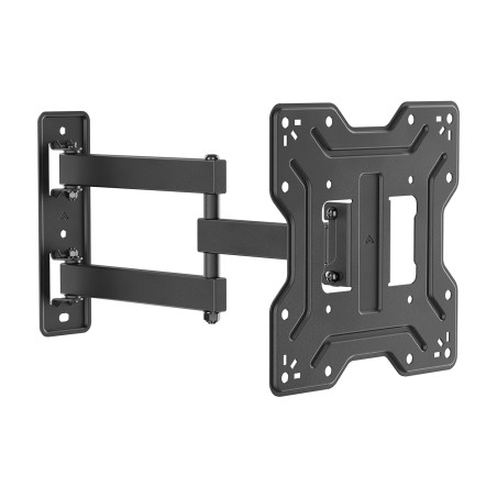 AISENS WT43TSE-413 Soporte Eco Giratorio, Inclinable Para Monitor/TV 30kg (3 Pivotes) De 23"-43", Negro, 100 x 100 mm, 200 x