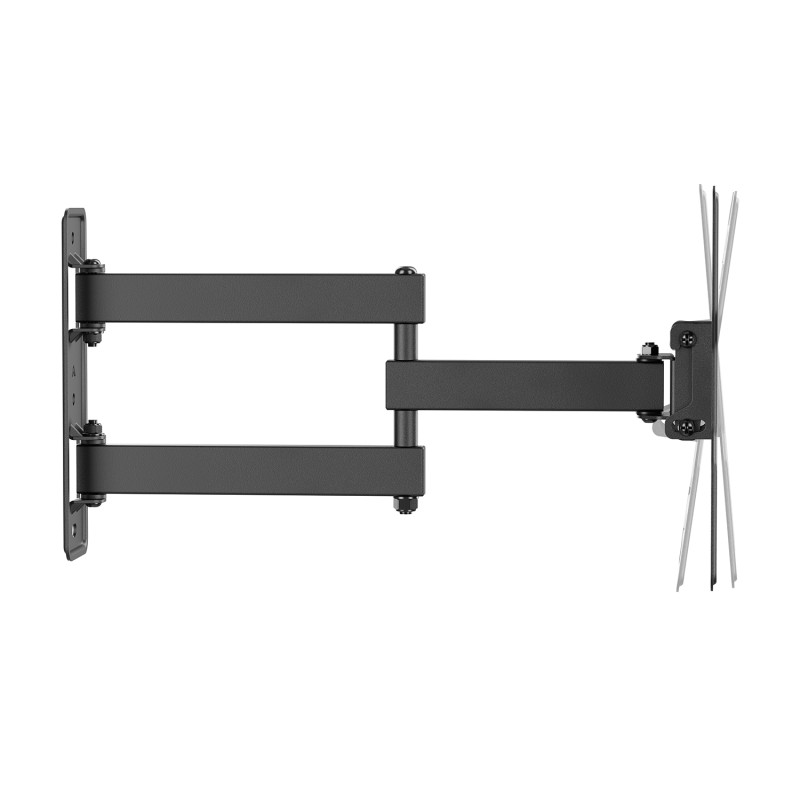 AISENS WT43TSE-413 Soporte Eco Giratorio, Inclinable Para Monitor/TV 30kg (3 Pivotes) De 23"-43", Negro, 100 x 100 mm, 200 x