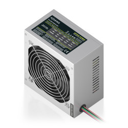 AISENS ASPC-500ATX-SEO Fuente Alimentacion ATX 500W OEM, Plata, 500 W, 220 V, 50/60 Hz, 2.5 - 5 A, 28 A, 21 A 2