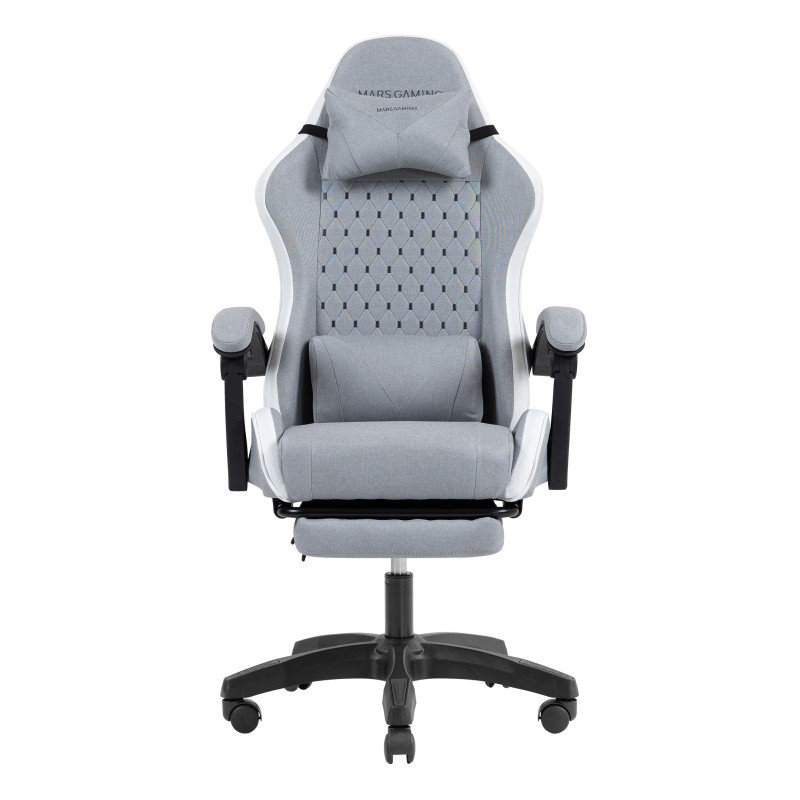 Mars Gaming MGCXFSW MGCXFSW, Silla para videojuegos de PC, 120 kg, Asiento acolchado, Respaldo acolchado, 190 cm, Negro