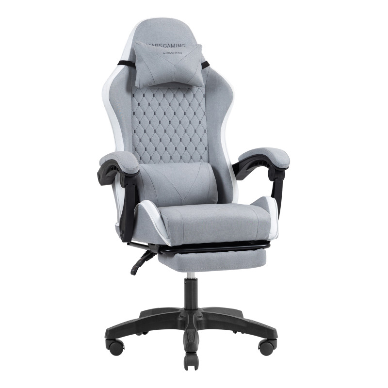 Mars Gaming MGCXFSW MGCXFSW, Silla para videojuegos de PC, 120 kg, Asiento acolchado, Respaldo acolchado, 190 cm, Negro