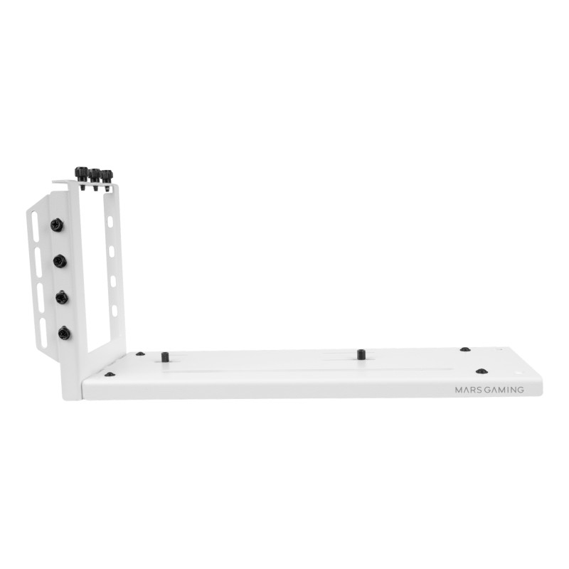 Mars Gaming MCAGCVW MCAGCVW, Universal, Soporte para tarjeta gráfica, Acero, Blanco, 1 pieza(s), 274,5 mm