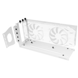 Mars Gaming MCAGCVW MCAGCVW, Universal, Soporte para tarjeta gráfica, Acero, Blanco, 1 pieza(s), 274,5 mm 2