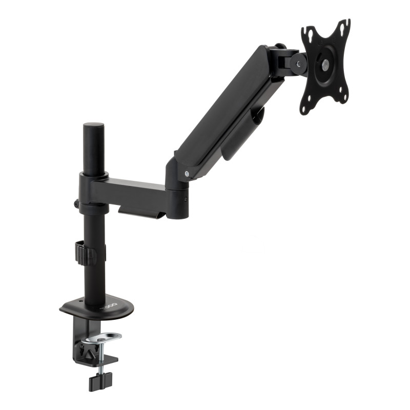 TooQ DB1532TNR-B Soporte de Mesa para Pantallas 17”-32”, Color Negro, Abrazadera/Atornillado, 9 kg, 43,2 cm (17"), 81,3 cm