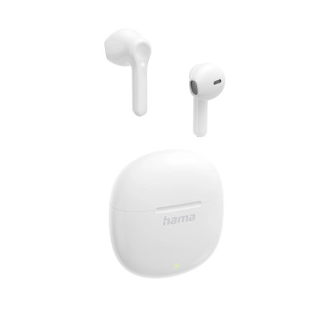 Hama 00221774 Action One, True Wireless Stereo (TWS), Llamadas/Música, 20 - 20000 Hz, 34 g, Auriculares, Blanco