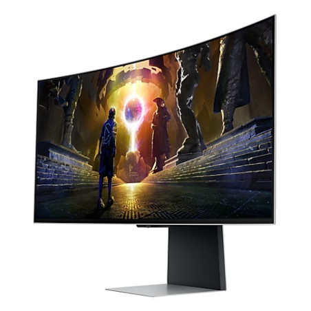 Samsung LS34DG850SUXDU LS34DG850SUXDU, 86,4 cm (34"), 3440 x 1440 Pixeles, UltraWide Quad HD, OLED, 0,03 ms, Plata