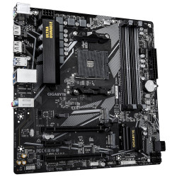 GIGABYTE B550M DS3H R2 B550M DS3H R2 Placa base - Procesadores AMD Ryzen 5000, VRM de 5+3 fases, hasta 4733 MHz DDR4 (O.C.), 1x 2