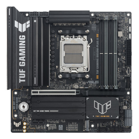 ASUS 90MB1MT0-M0EAY0 TUF GAMING B850M-PLUS II, AMD, Zócalo AM5, AMD Ryzen 7000 Series, AMD Ryzen 8000 Series, AMD Ryzen 9000